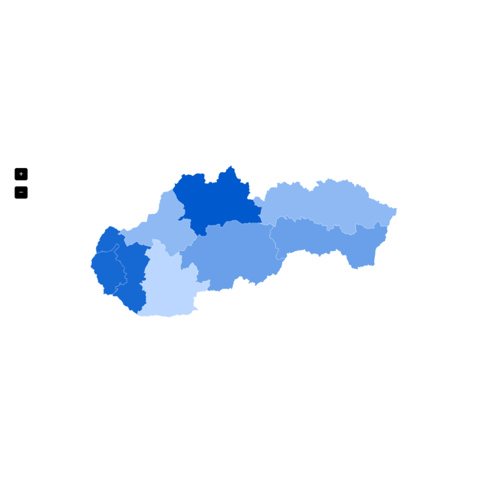 Карта продажів по країнам