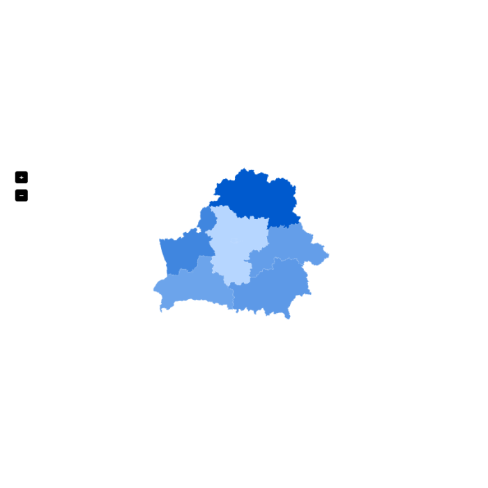 Карта продажів по країнам